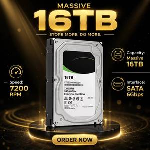 ฮาร์ดดิสก์ภายในสำหรับองค์กร ST16000NM002H ความจุ 16TB ขนาด 3.5 นิ้ว SATA 6Gb/s 7200RPM - Product Image 6
