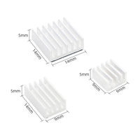 Disipador de Calor de Aluminio para Raspberry Pi 4B, Kit de Refrigeración para Raspberry Pi 4 Modelo B, Disipador de Calor para CPU, RAM, LAN, USB