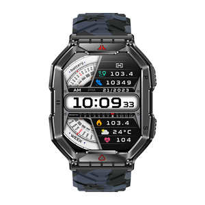 Smartwatch KR82 con Schermo TFT da <span class=keywords><strong>2</strong></span>,1 Pollici, Impermeabile 1ATM, Bussola, Luce LED, Orologio Sportivo Intelligente per Uomo e Donna - Product Image 4