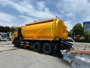 Camión de Succión de Aguas Residuales Dongfeng KL de Carga Pesada, Chasis TIANLONG, Bombas de Vacío Importadas Opcionales para Proyectos de Limpieza de Tuberías Urbanas - Product Image 4