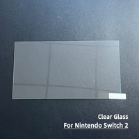 Protection d'écran en verre trempé HD pour Nintendo Switch 2 - Ultra transparente, couverture intégrale, 99% de transparence, dureté 9H