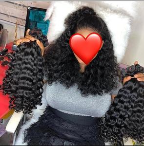 Cheveux Ondulés En Vrac Non Transformés <span class=keywords><strong>Temple</strong></span> Double Dessiné Vierge Vendeur De Cheveux Humains Naturalk En Gros Cheveux Bruts Tissage Extensions Indien Cru - Product Image 3