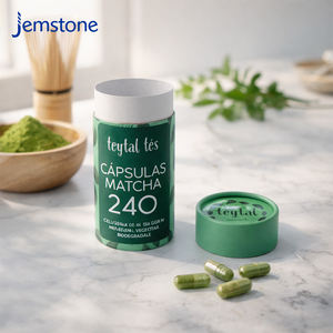 Tube en carton kraft recyclable imprimé sur mesure pour gel herbal, comprimés, poudre de matcha, emballage alimentaire en tube de papier de qualité alimentaire - Product Image 6