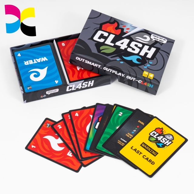 Custom Safe Material Lightweight Easy Storage Game Cards Set Custom Printed Family Party Card Games with Box