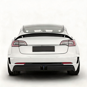 Spoiler Anteriore Nero Lucido Stile <span class=keywords><strong>Startech</strong></span> per Tesla Model 3 2017-2023, Kit Carrozzeria Aerodinamico - Product Image 3