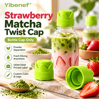 Formule personnalisée de poudre de matcha à la saveur fraise, fabricant ODM