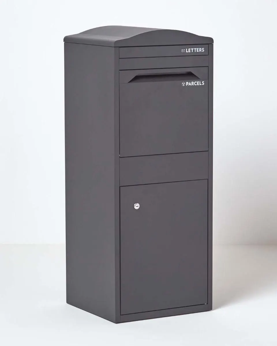Parcel Drop Box Outdoor Stainless Steel Letterboxes Pedestal Drop Mailbox Through Door Drop Box fabrication