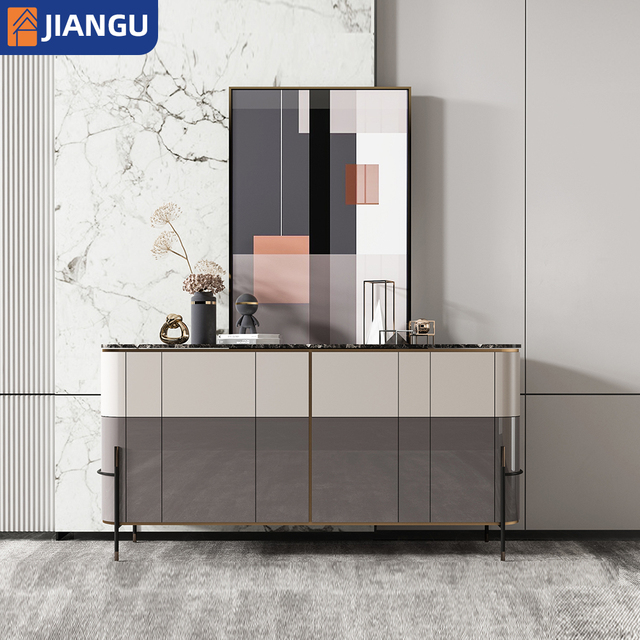 Minimalist Modern TV Stand Sleek Design Durable Build for Bedroom Living Room Use Light Luxury Nordic Style Entertainment Center