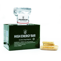 Haute énergie Halal comprimé Biscuit alimentaire Portable fer étain MRE survie Ration barre Texture dure avec saveur salée