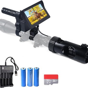 DIY 夜视单筒望远镜 5 英寸显示屏 850nm 红外照明器 218 码 200 米可视距离 户外狩猎瞄准镜 - Product Image 3