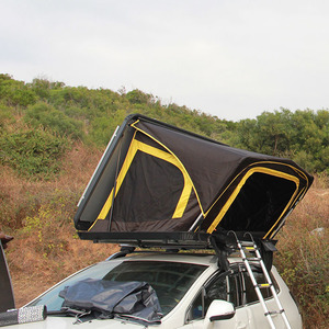 Tente de toit en aluminium imperméable Wild Road 4x4 tout-terrain avec ouverture automatique rapide à coque rigide >3000 mm, fond imperméable - Product Image 4
