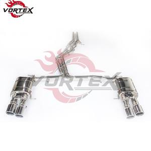 Système d'échappement Catback en acier inoxydable poli miroir Vortex avec télécommande pour AUDI A7 C8 3.0T 2019-2024 - Product Image 3