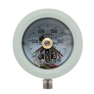 HONGQI เกจวัดความดันแบบอนาล็อก YX-100BExdllBT4 100MM M20*1.5 หน้าสัมผัสไฟฟ้าแบบป้องกันการระเบิด - Product Image 2