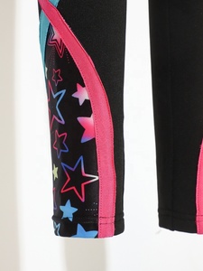 Conjunto de patinaje sobre hielo blanco para niñas, camiseta de manga larga con cremallera y estampado de mármol, conjuntos de leggings para entrenamiento de patinaje artístico, personalizado para niños - Product Image 4