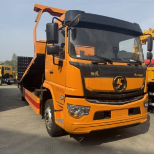 Camion de remorquage lourd Shaanxi Delong 18 tonnes 1+1 |   Véhicule de sauvetage routier 4x2 pour voitures accidentées, excavatrices et machines - Product Image 2