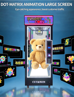 Vente en gros usine Machine d'arcade de coupe de poupées géantes, modèle Skill Challenge Single Cut Gift Machine, avec options de paiement multiples
