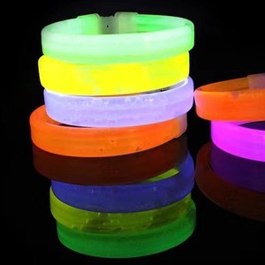 20cm neon ánh sáng phát sáng Silicone Vòng đeo tay rõ ràng Led dây đeo cổ tay Stick Đảng ủng hộ Quà Tặng Mới lạ phát sáng trong bóng tối phát sáng Vòng đeo tay - Product Image 1