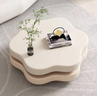 Lustre Carré Rotatif Pliant Nuage Rouge, Style Crème Français, Design Moderne et Luxueux, Idéal pour Petits Appartements