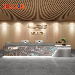 Bàn tiếp tân sang trọng hiện đại cho các doanh nghiệp thiết kế quầy tùy chỉnh cho các cửa hàng quần áo, Thẩm mỹ viện & quầy thu ngân - Product Image 2