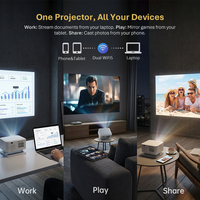 Proyector Hotack X4AA Full HD de 3500 Lúmenes, Smart Android, para TV, Juegos, Portátil, Inalámbrico, para Exteriores y Camping, en Oferta