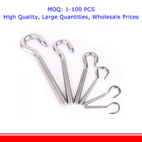 M4 M5 M6 M8 M10 M12 M14 M16 M18 M20 M22 M24 304 acier inoxydable oeil de mouton vis boulon anneau crochet