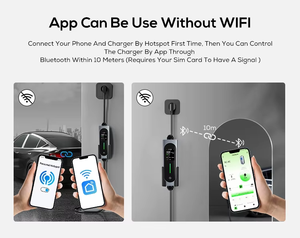 เครื่องชาร์จ16A ไฟฟ้า32A เร็วสำหรับรถยนต์สถานีชาร์จ EV Type1/หัวเชื่อมต่อ2 TSL รับประกัน1ปี - Product Image 6