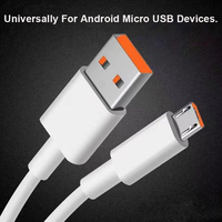 Câble de charge micro classique V8 pas cher, transfert de données rapide, câble de charge rapide USB vers micro pour ordinateur, téléphone portable Android