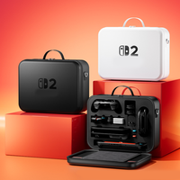 Boîte de rangement d'accessoires de jeu de grande capacité pour Nintendo Switch 2 Sac de transport pour Nintendo Switch2 Étui de protection avec fentes pour cartes