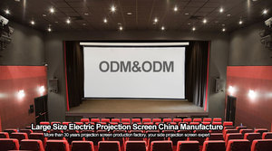 Kích thước lớn <span class=keywords><strong>200</strong></span> ''250'' 300 ''350'' 400 inch màn hình chiếu điện với điều khiển từ xa 16:9 4K màn hình máy chiếu cơ giới - Product Image 5