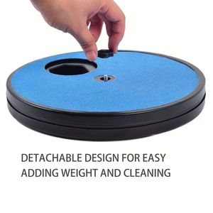 Tapis à gratter rond pour chien, planche rotative pour le nettoyage des ongles, jouet interactif pour animaux de compagnie, jouet d'entraînement en plastique - Product Image 3