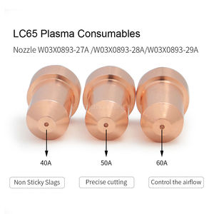 Boquilla de Plasma de aleación de cobre LC65, tapa de retención de anillo de remolino de electrodo, consumibles Lincol para piezas de corte Industrial - Product Image 4