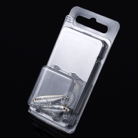 Boîte à clapet en plastique PET transparent personnalisé et en stock pour leurre de pêche méné et gabarit Solution d'emballage personnalisable