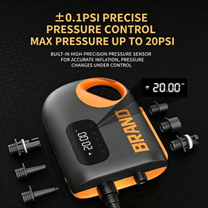 Compresseur d'air électrique <span class=keywords><strong>sans</strong></span> <span class=keywords><strong>fil</strong></span> portable haute pression pour camping en extérieur, SUP, planche à pagaie, kayak, tente - Product Image 3
