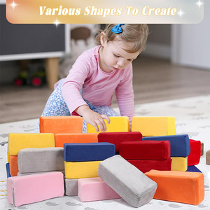 Blocs de construction en mousse surdimensionnés pour enfants, jeu d'empilage, blocs souples colorés pour enfants de 4 à 6 ans, jouet pour jouer et apprendre - Product Image 3