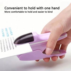 Engrapadora de Escritorio sin Grapas para Fijar hasta 8 Hojas, para el Hogar, la Escuela y la Oficina, Engrapadora de Escritorio para Papel de Entradas y Encuadernación de Documentos - Product Image 2