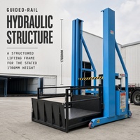 Plateforme de chargement mobile robuste pour camions, 1600x2000mm, 3000kg, hydraulique