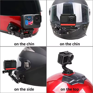 Juego de 19 Soportes para Casco de Motocicleta para GoPro, para <span class=keywords><strong>Insta360</strong></span>, Soporte para Cámara Deportiva, Soporte para Mentonera para GoPro - Product Image 5