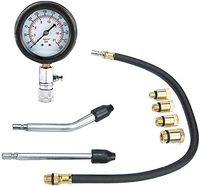 Kit de test de compression du moteur à essence VIKTEC 9 pièces pour atelier automobile, outils de réparation