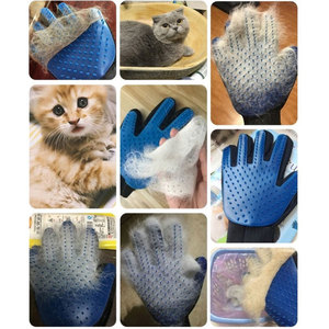 Pet Cleaning Brush Rubber Five Fingers Deshedding Pet Grooming Glove - Product Image 4