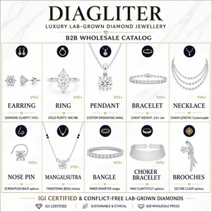 Top Selling Diamond <b>Stud</b> Earrings for Cocktail Party and Night Events for Cocktail Party and Night Events at Factory Price - Product Image 4