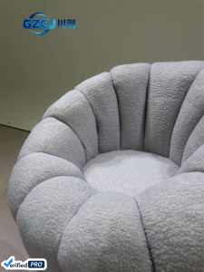 Nouveau design, canapé paresseux compact, convertible lit, couleur crème, pour chambre, salon, balcon - Product Image 5