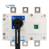 Sakelar Isolator Tegangan Rendah Otomatis Tiga Fasa Kelas Industri HGL-250/3P PC 250A 3 Kutub 400V CE Untuk Penggunaan Panel Mesin Perkakas