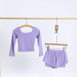 KERUI prezzo di fabbrica <span class=keywords><strong>abbigliamento</strong></span> attivo per bambini ragazza Nylon <span class=keywords><strong>abbigliamento</strong></span> sportivo Set Logo personalizzato ragazze Activewear produttore di <span class=keywords><strong>abbigliamento</strong></span> Yoga <span class=keywords><strong>abbigliamento</strong></span> - Product Image 5