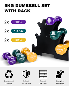 9KG özelleştirilmiş renkli spor Fitness Dip dambıl seti vücut geliştirme üretimi Fitness eğitimi için tedarik kullanımı - Product Image 3