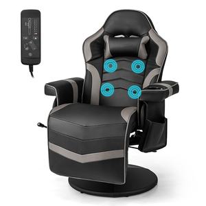 Varias necesidades Muestra gratis Sofá cama para juegos Sillas Masaje Calor Inclinación Gaming Reclinable con reposapiés Reposacabezas extraíble para mayor comodidad - Product Image 1