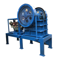 Machine Mobile de concassage de pierre avec moteur Diesel PE 400X600 PE 500X750 PE 600X900, 100%