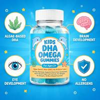 Gommes à mâcher DHA pour enfants, développement du cerveau, santé des yeux, complément alimentaire facile à mâcher pour les enfants, nutrition quotidienne
