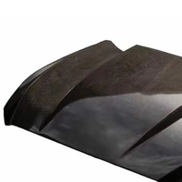 Convient aux modèles 2018-2022 Ford Mustang Version Supercharger de haute qualité Capot moteur en fibre de carbone