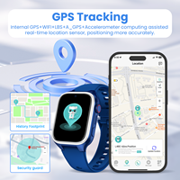 Montre connectée LAGENIO L46E avec carte SIM, écran 1,8 pouces, positionnement LBS+WIFI, bouton SOS, caméra HD, appel vidéo, montre connectée 4G pour enfants 2026