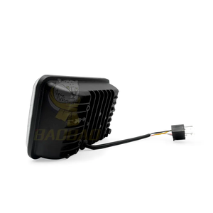 Phare <span class=keywords><strong>clignotant</strong></span> de 5 pouces en plastique 12V de style <span class=keywords><strong>Harley</strong></span>, blanc, rouge, bleu, pour pièces de moto et accessoires de voiture - Product Image 2